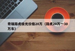 奇瑞路虎极光价格20万（路虎20万一30万车）