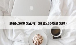 腾翼c30车怎么样（腾翼c30质量怎样）