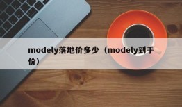 modely落地价多少（modely到手价）