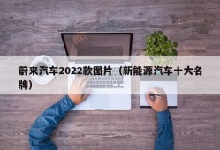 蔚来汽车2022款图片（新能源汽车十大名牌）