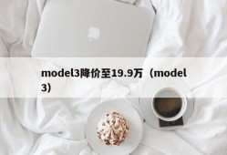 model3降价至19.9万（model3）