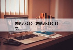 奔驰slk230（奔驰slk230 15寸）