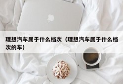 理想汽车属于什么档次（理想汽车属于什么档次的车）