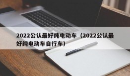 2022公认最好纯电动车（2022公认最好纯电动车自行车）