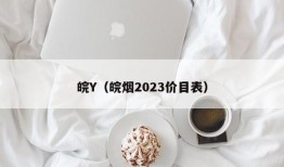 皖Y（皖烟2023价目表）