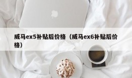 威马ex5补贴后价格（威马ex6补贴后价格）