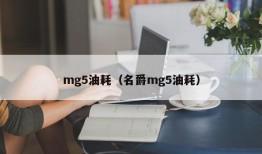 mg5油耗（名爵mg5油耗）