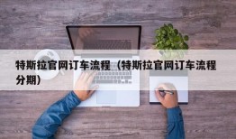 特斯拉官网订车流程（特斯拉官网订车流程 分期）