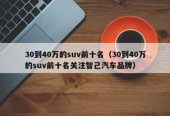 30到40万的suv前十名（30到40万的suv前十名关注智己汽车品牌）