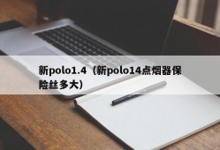 新polo1.4（新polo14点烟器保险丝多大）