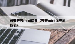 长安奔奔mini保养（奔奔mini保养周期表）