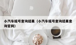 小汽车摇号查询结果（小汽车摇号查询结果查询官网）