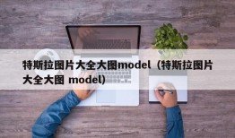 特斯拉图片大全大图model（特斯拉图片大全大图 model）