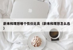 蔚来和理想哪个性价比高（蔚来和理想怎么选）