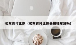 买车首付比例（买车首付比例是按裸车算吗）