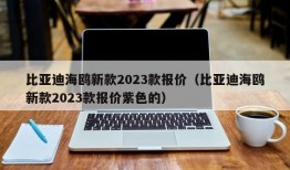 比亚迪海鸥新款2023款报价（比亚迪海鸥新款2023款报价紫色的）