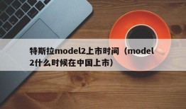 特斯拉model2上市时间（model 2什么时候在中国上市）